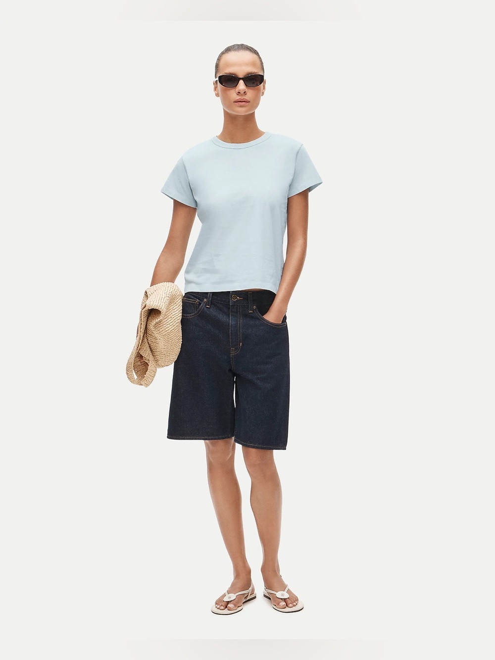 J.Crew Boyfriend jersey classic-fit T-shirt- XXL - Picture 2 of 8